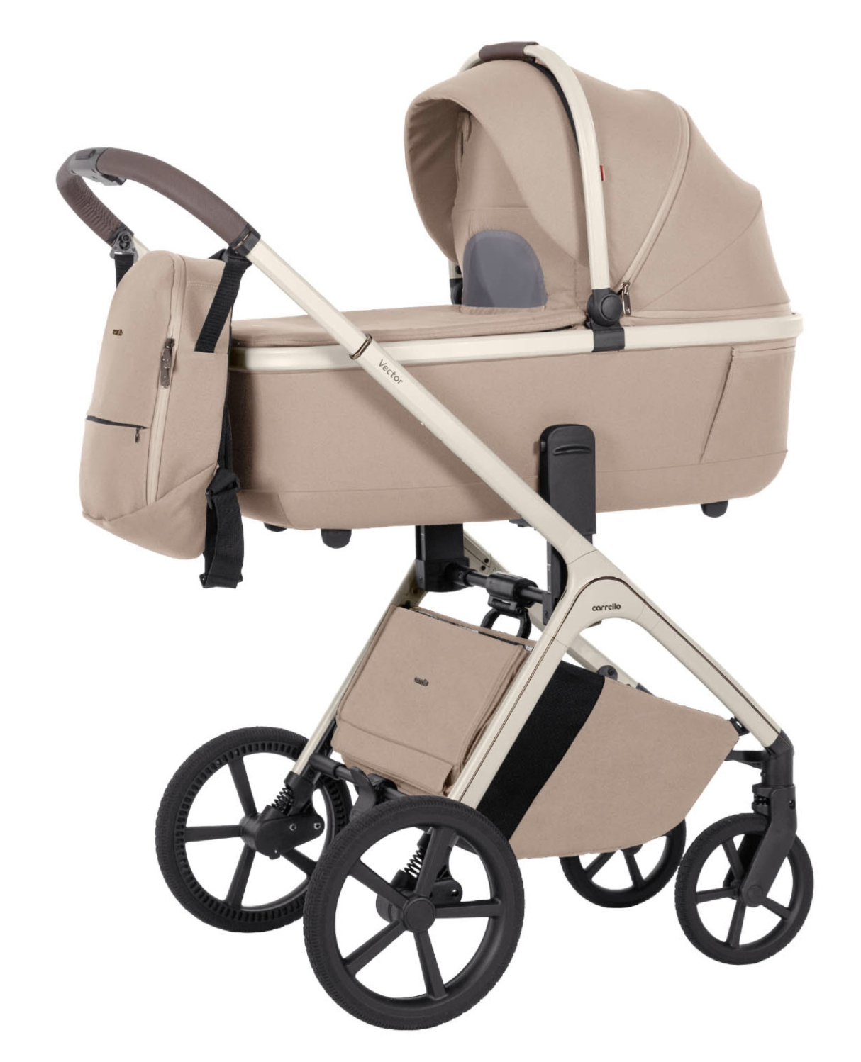 Carrello Vector CRL-6550 Walnut Beige — коляска 2 в 1 купити в Лелека